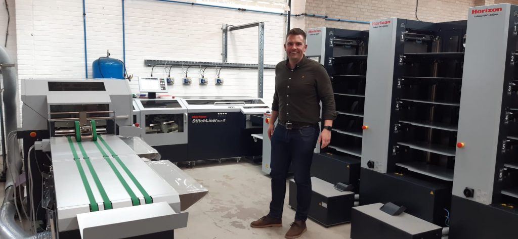 Galloways Printers Installs Horizon Stitchliner Mkiii As Part Of Five 